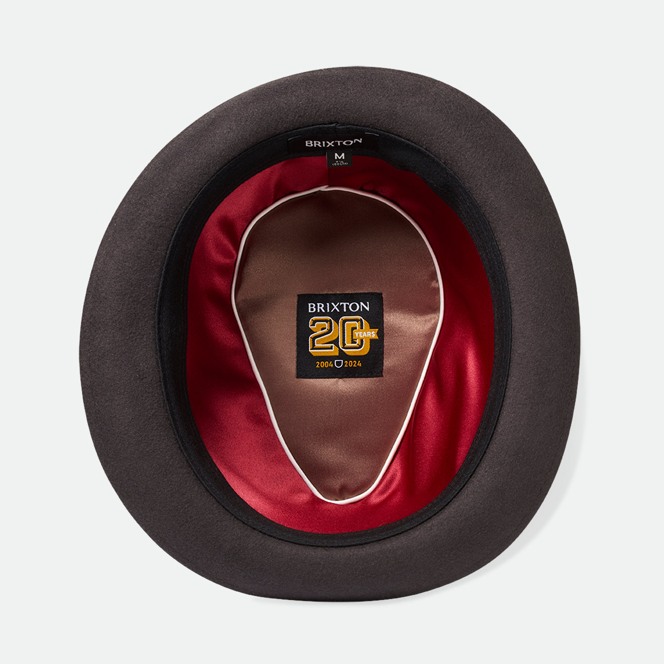 20TH ANNIV GAIN FEDORA-CHOCOLATE/GOLD