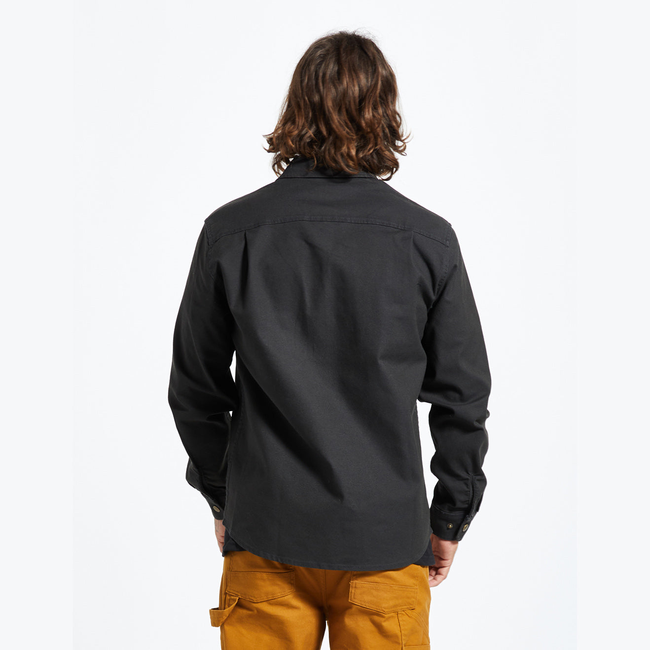 BUILDERS STRETCH OVERSHIRT - WASHED BLACK