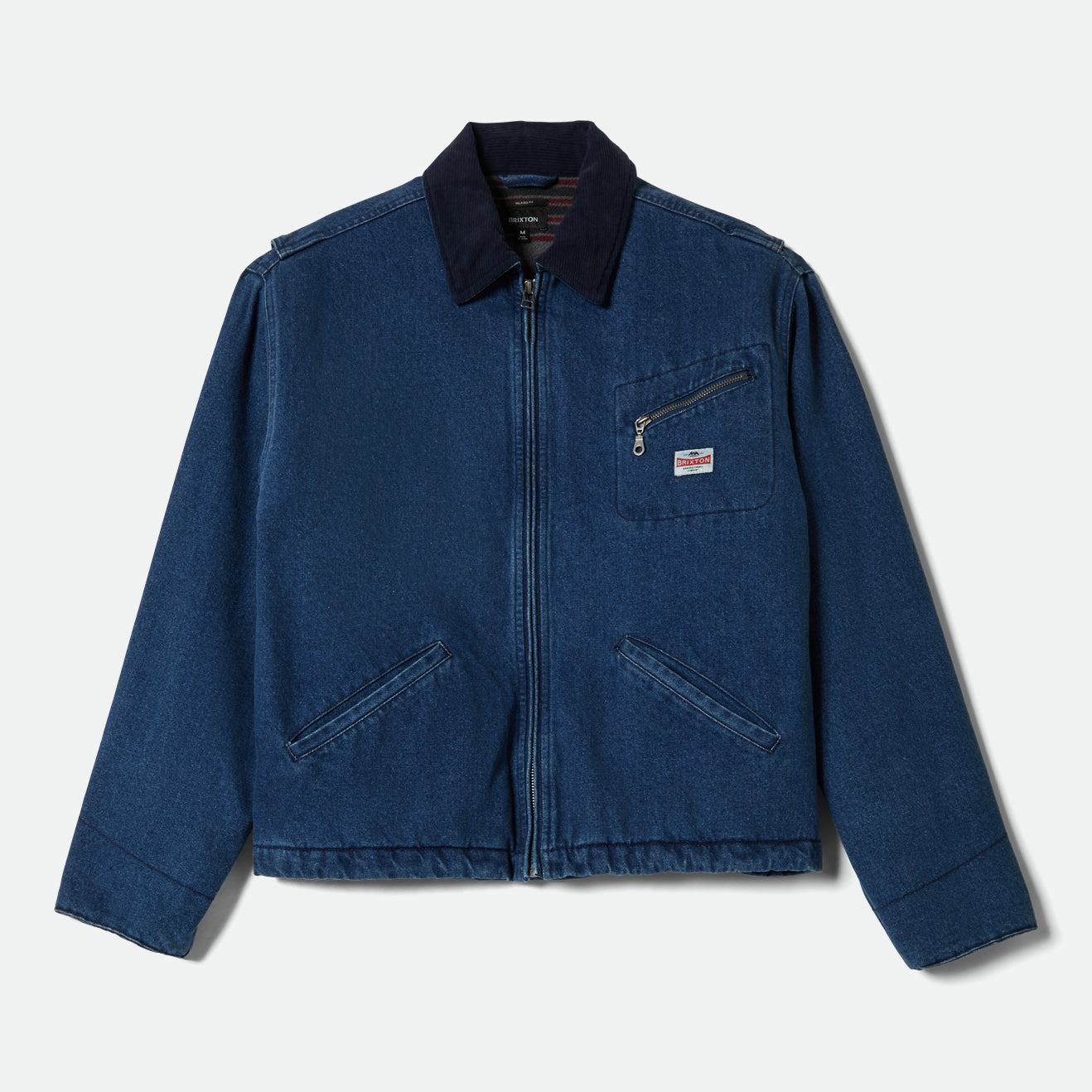 ALTERED THREADS LINED GARAGE JACKET - MEDIUM WASH DENIM