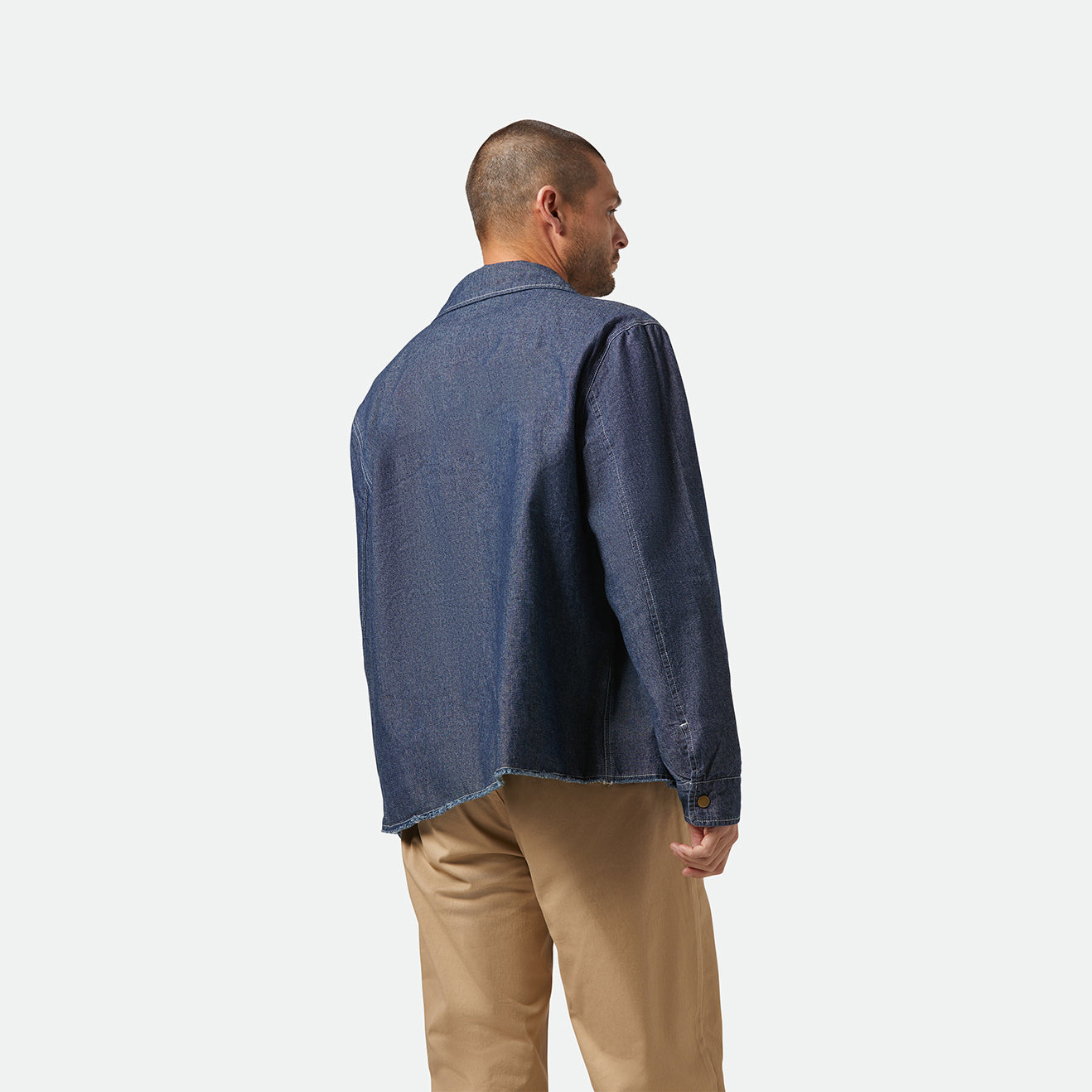 ASSEMBLY REVERSIBLE CHORE JACKET-INDIGO/PINE NEEDLE/WHITECAP