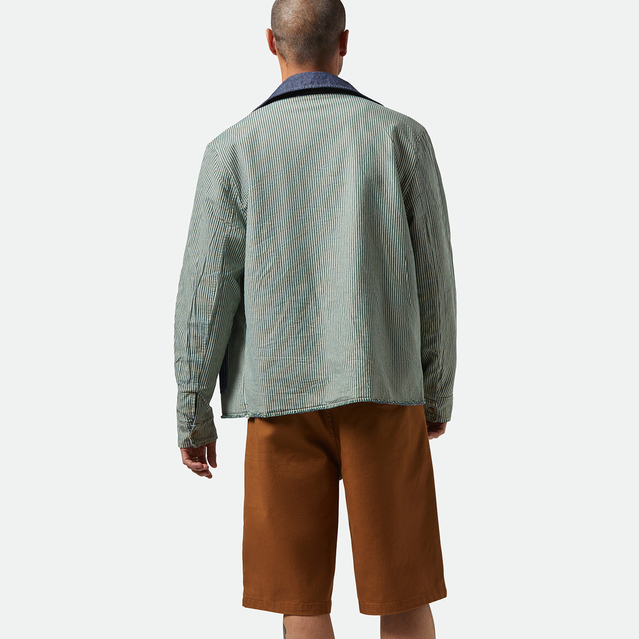 ASSEMBLY REVERSIBLE CHORE JACKET-INDIGO/PINE NEEDLE/WHITECAP