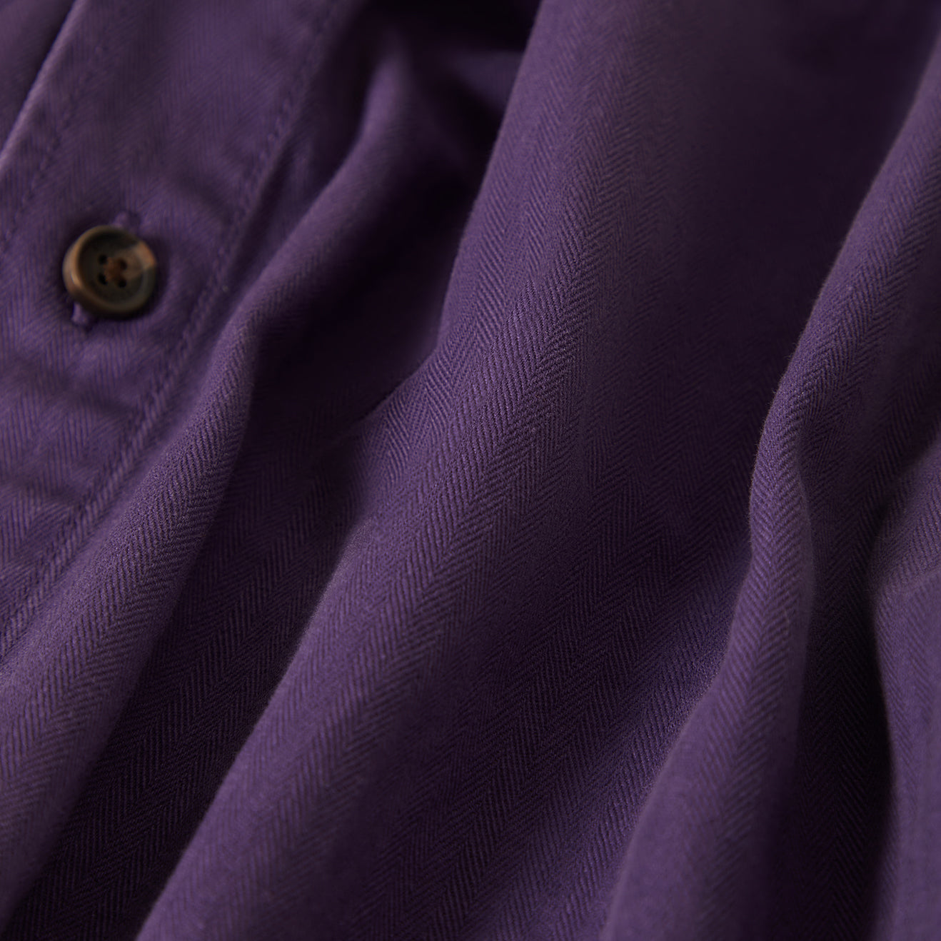 HERRINGBONE LW RELAXED OVERSHIRT - PUNK PURPLE HERRINGBONE