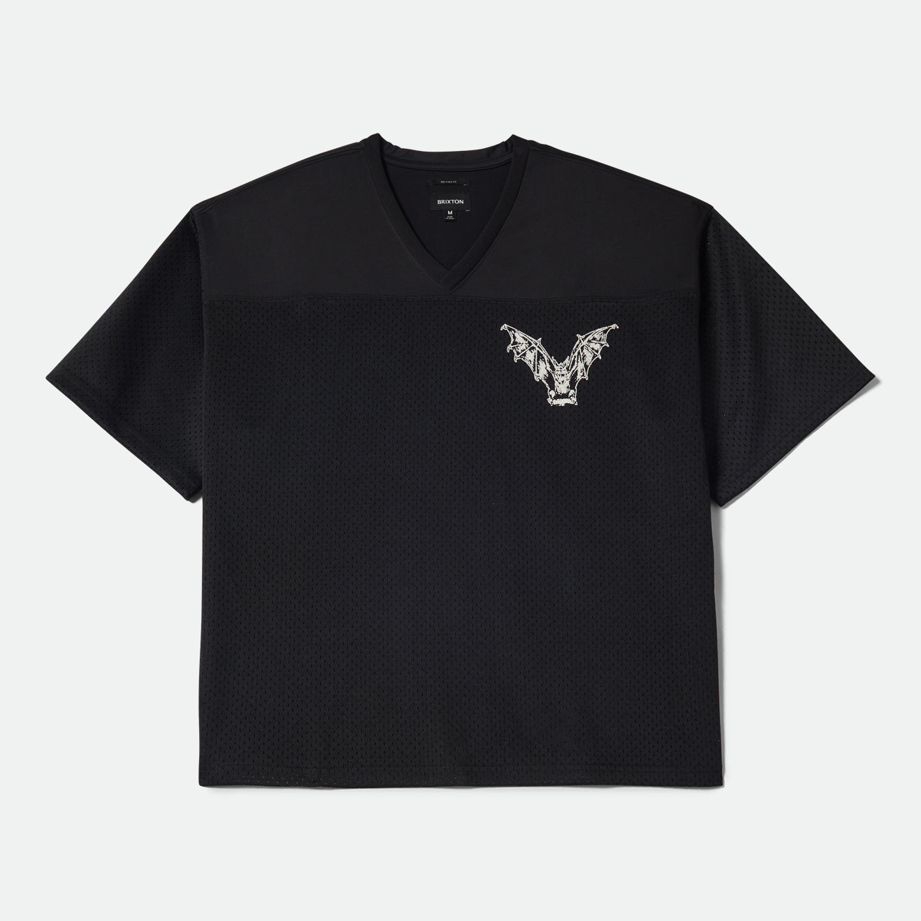 BAGGY MESH PRACTICE JERSEY - BLACK/WHITE CHIPPA