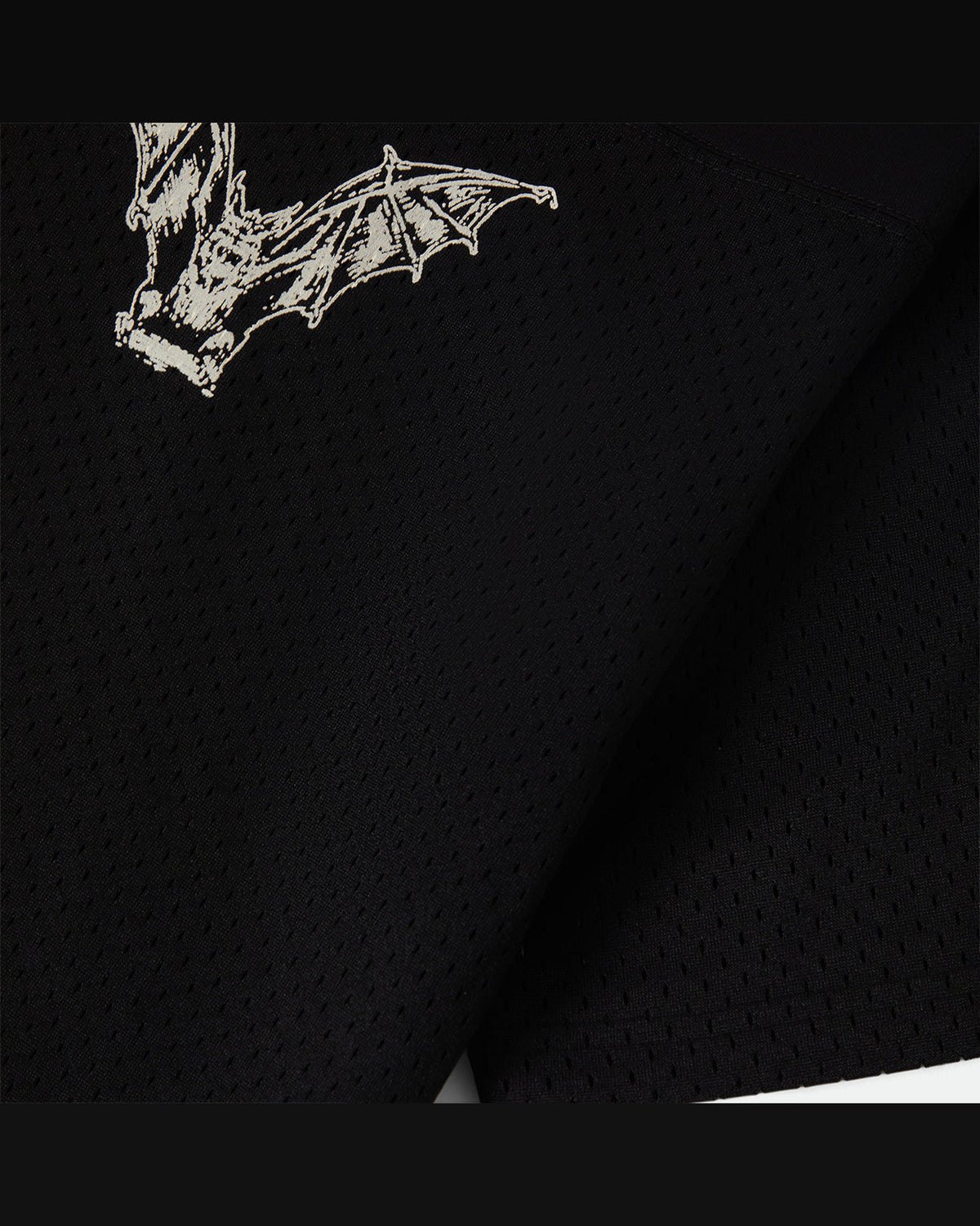 BAGGY MESH PRACTICE JERSEY - BLACK/WHITE CHIPPA