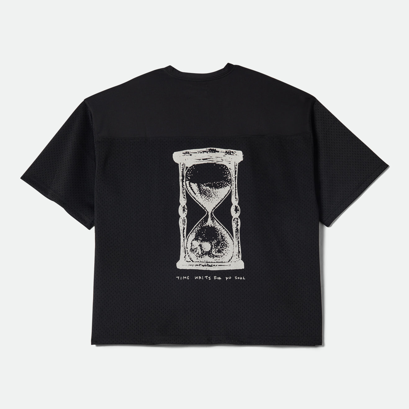 BAGGY MESH PRACTICE JERSEY - BLACK/WHITE CHIPPA