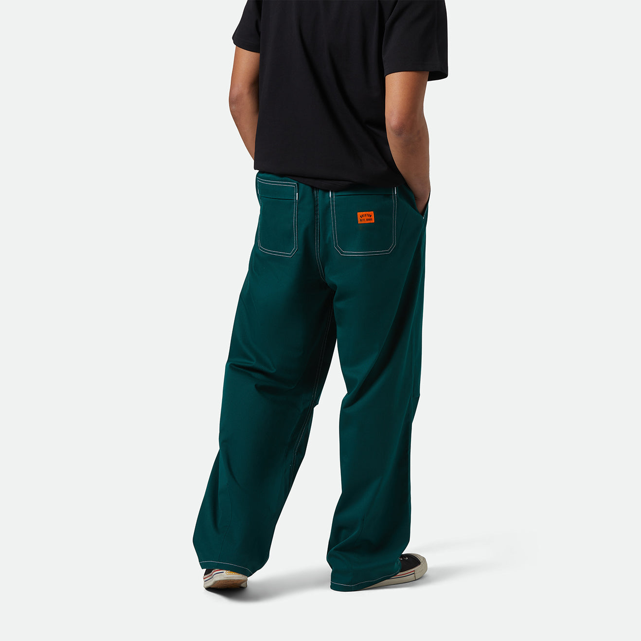 BAGGY SKATE PANT - DEEP EMERALD