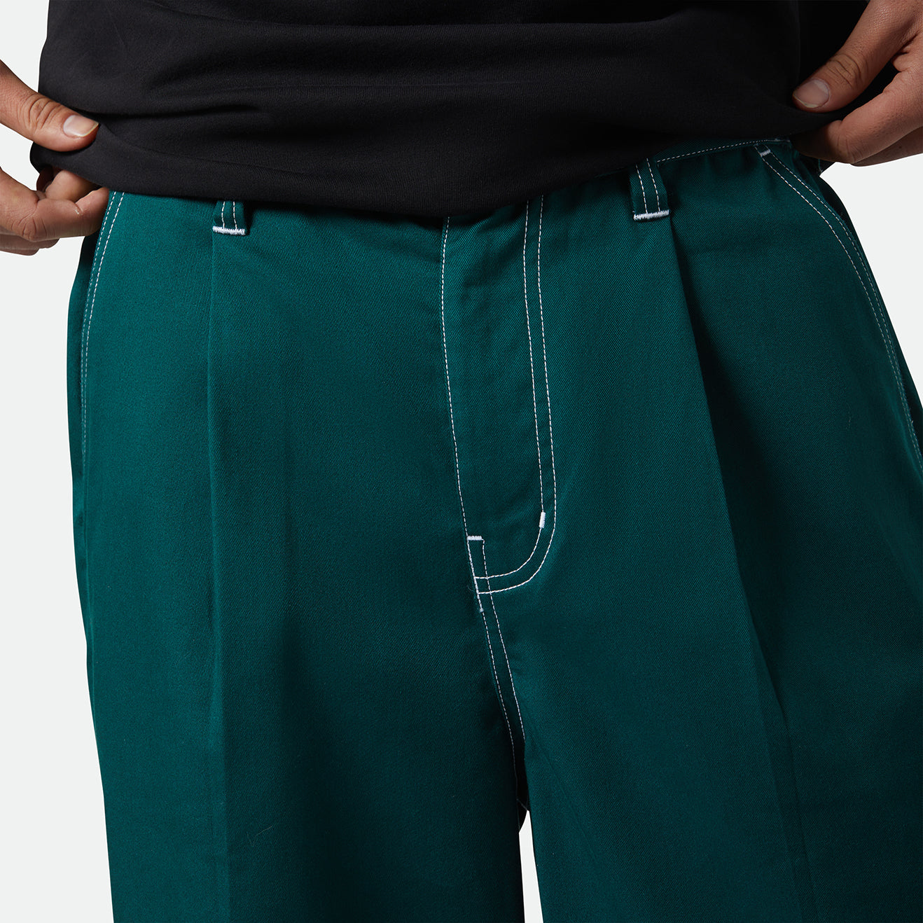BAGGY SKATE PANT - DEEP EMERALD