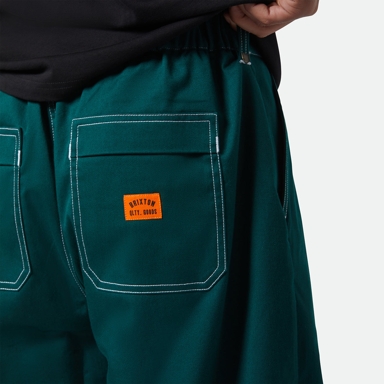 BAGGY SKATE PANT - DEEP EMERALD