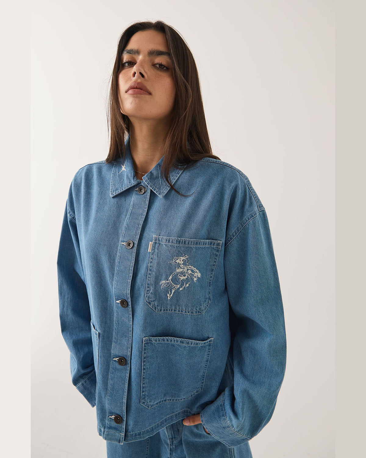 BARN JACKET - LIGHT STONE WASH