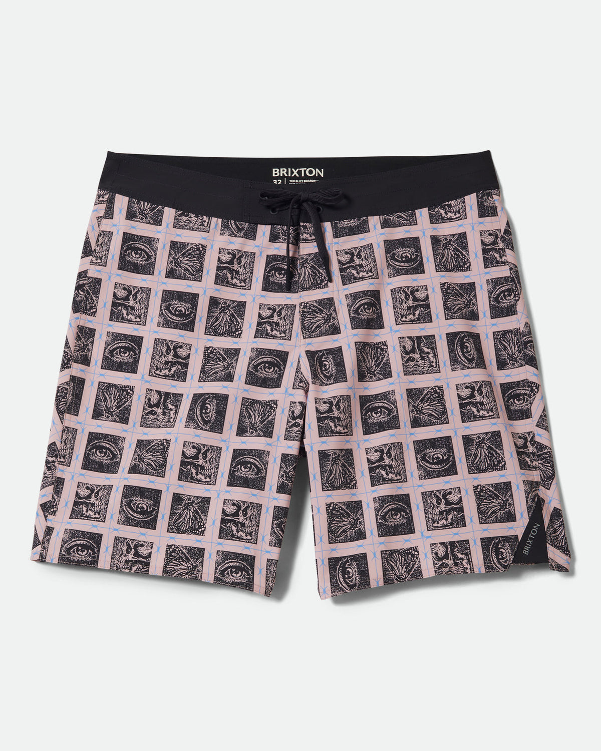 BLITZ BOARDSHORT 19" - SILVER PINK/BLACK