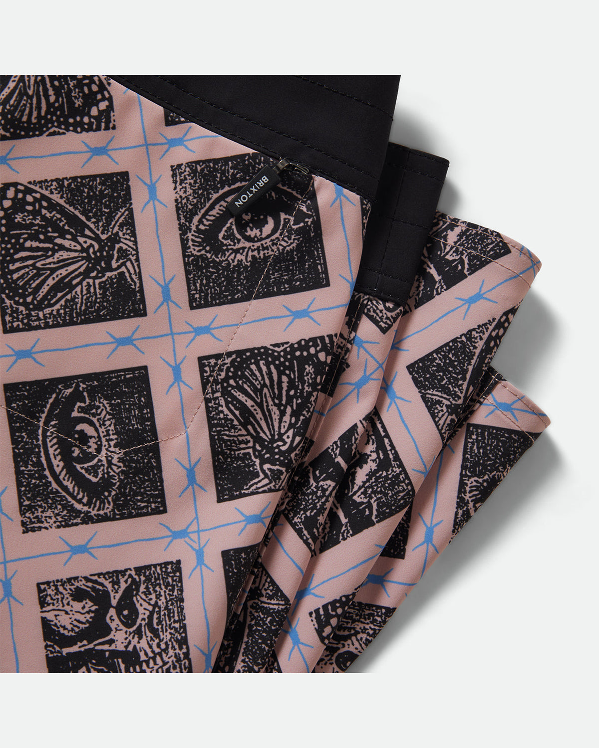BLITZ BOARDSHORT 19" - SILVER PINK/BLACK