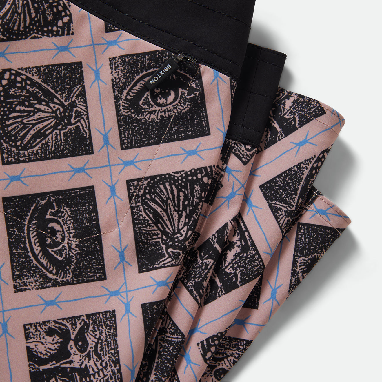 BLITZ BOARDSHORT 19" - SILVER PINK/BLACK