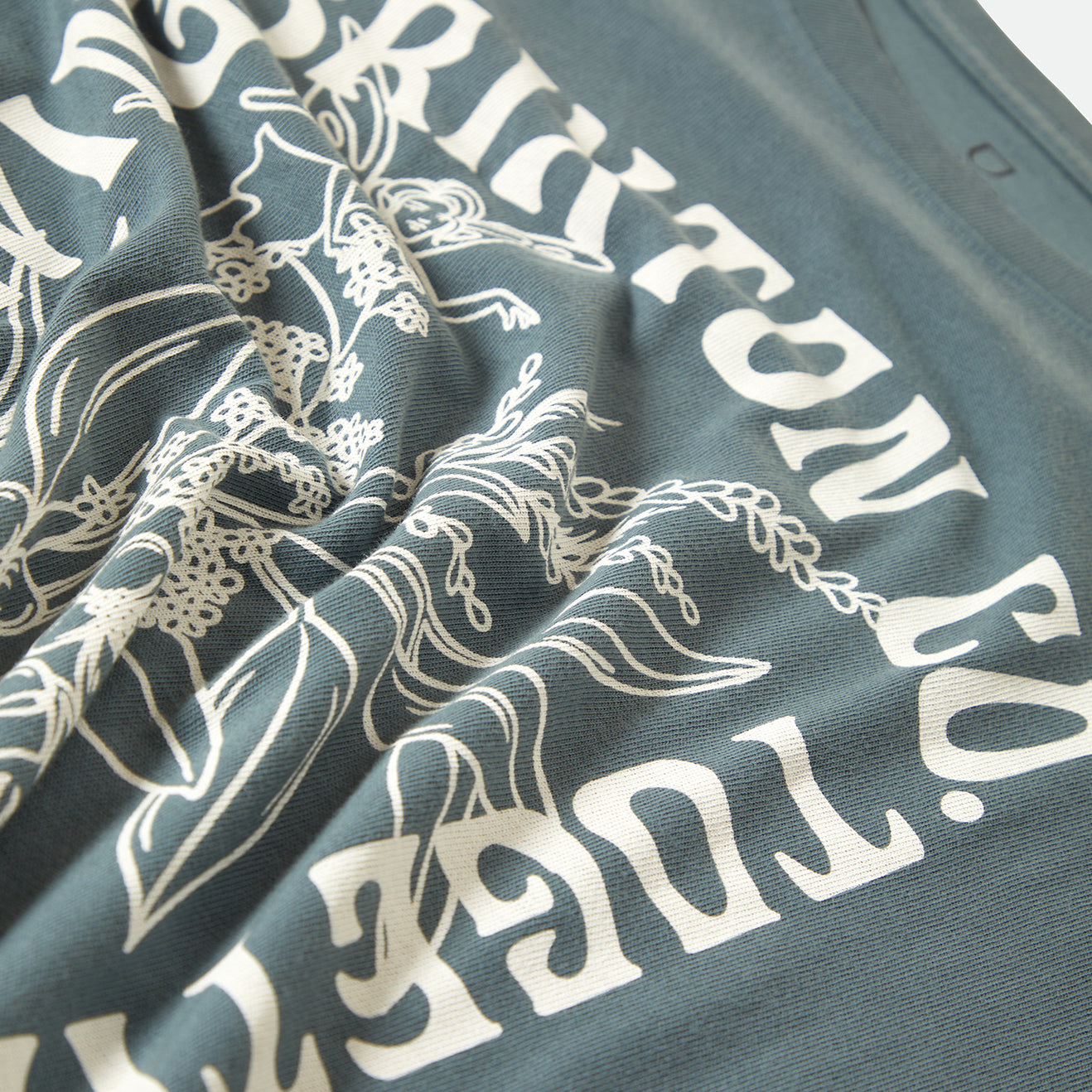 BLOOM OVERSIZED BOYFRIEND TEE - BASALT