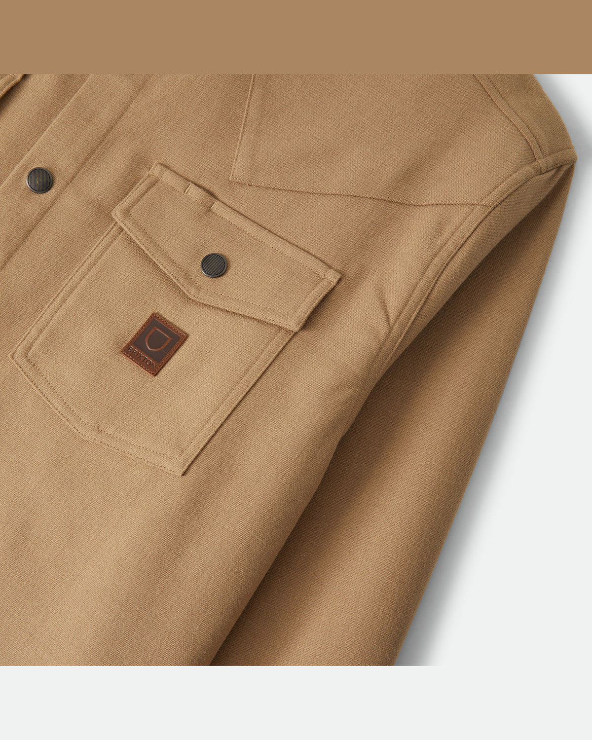 BOWERY BUILDERS RANCH PERF FLANNEL - KHAKI/BROWN