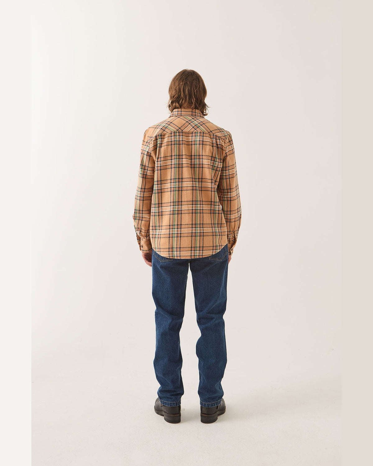 BOWERY FLANNEL - KHAKI/MULTI