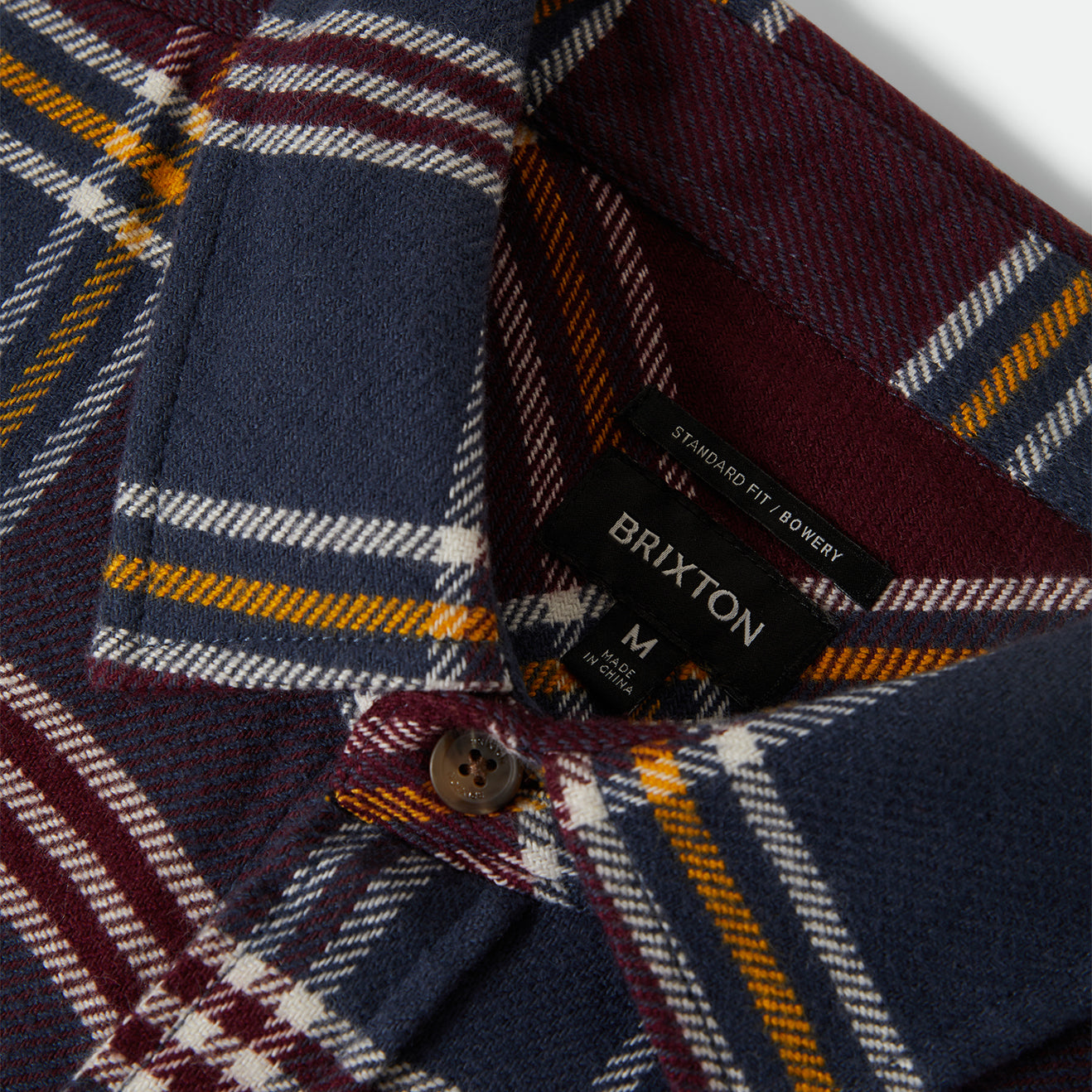 BOWERY FLANNEL - MOOD INDIGO/PORT/SAFFRON