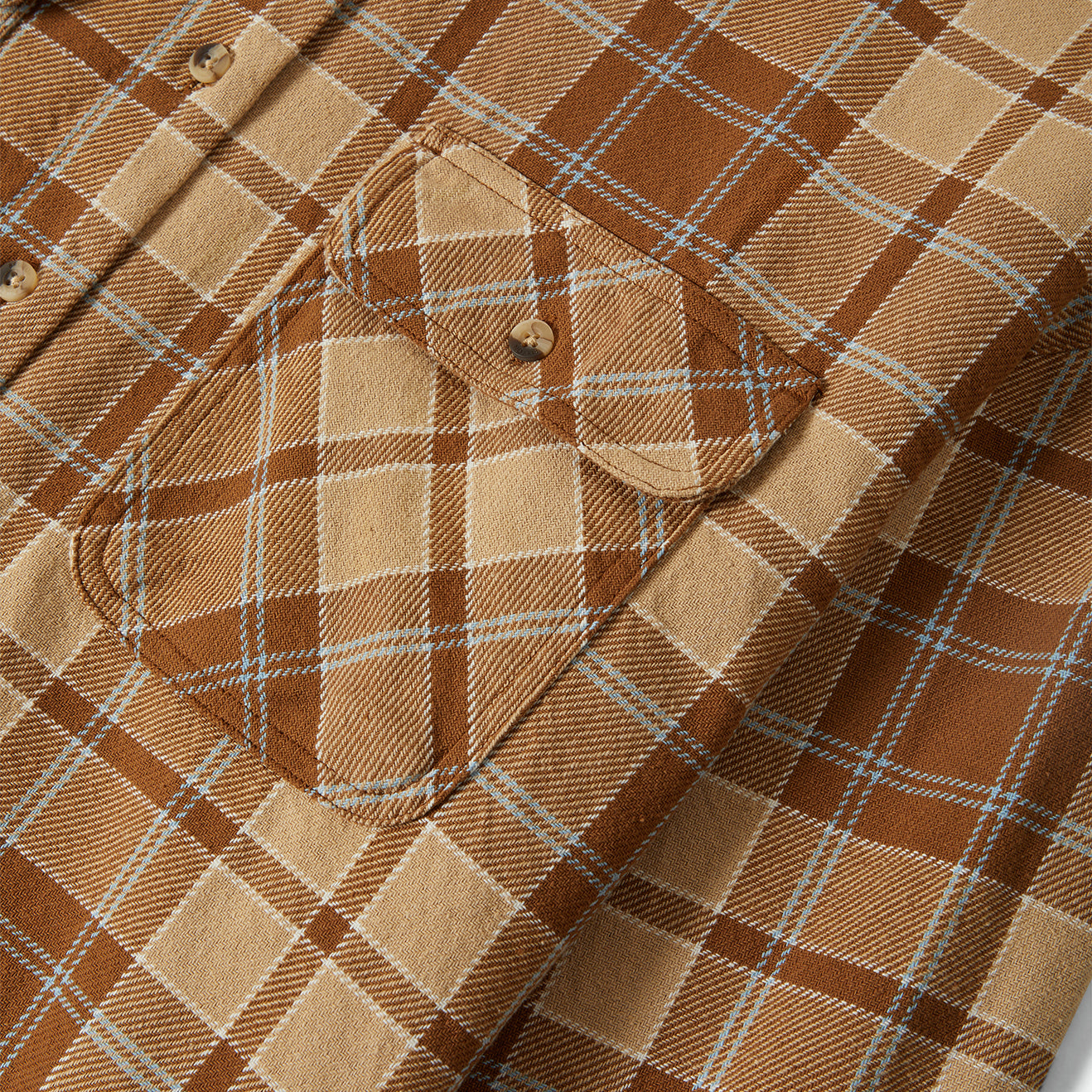 BOWERY VINTAGE L/S OVERSHIRT - WASHED COPPER