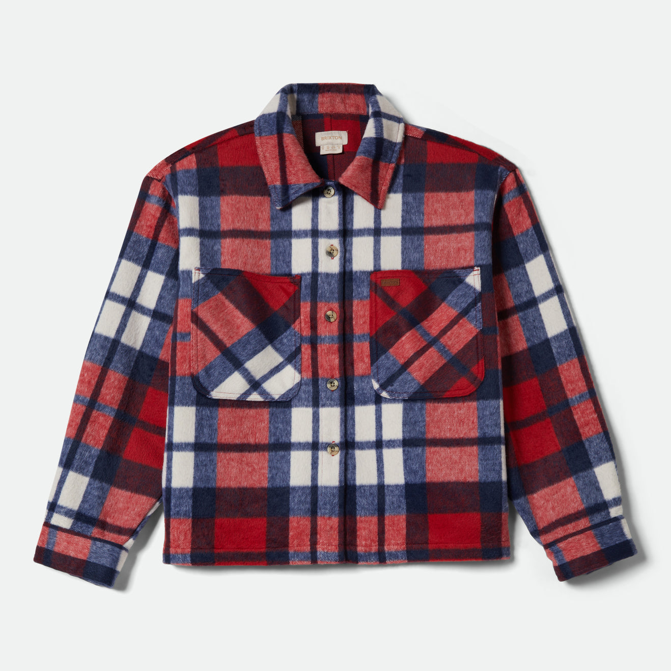 BOWERY W SOFT BRUSHED FLANNEL - ADRENALINE RUSH/NAVY