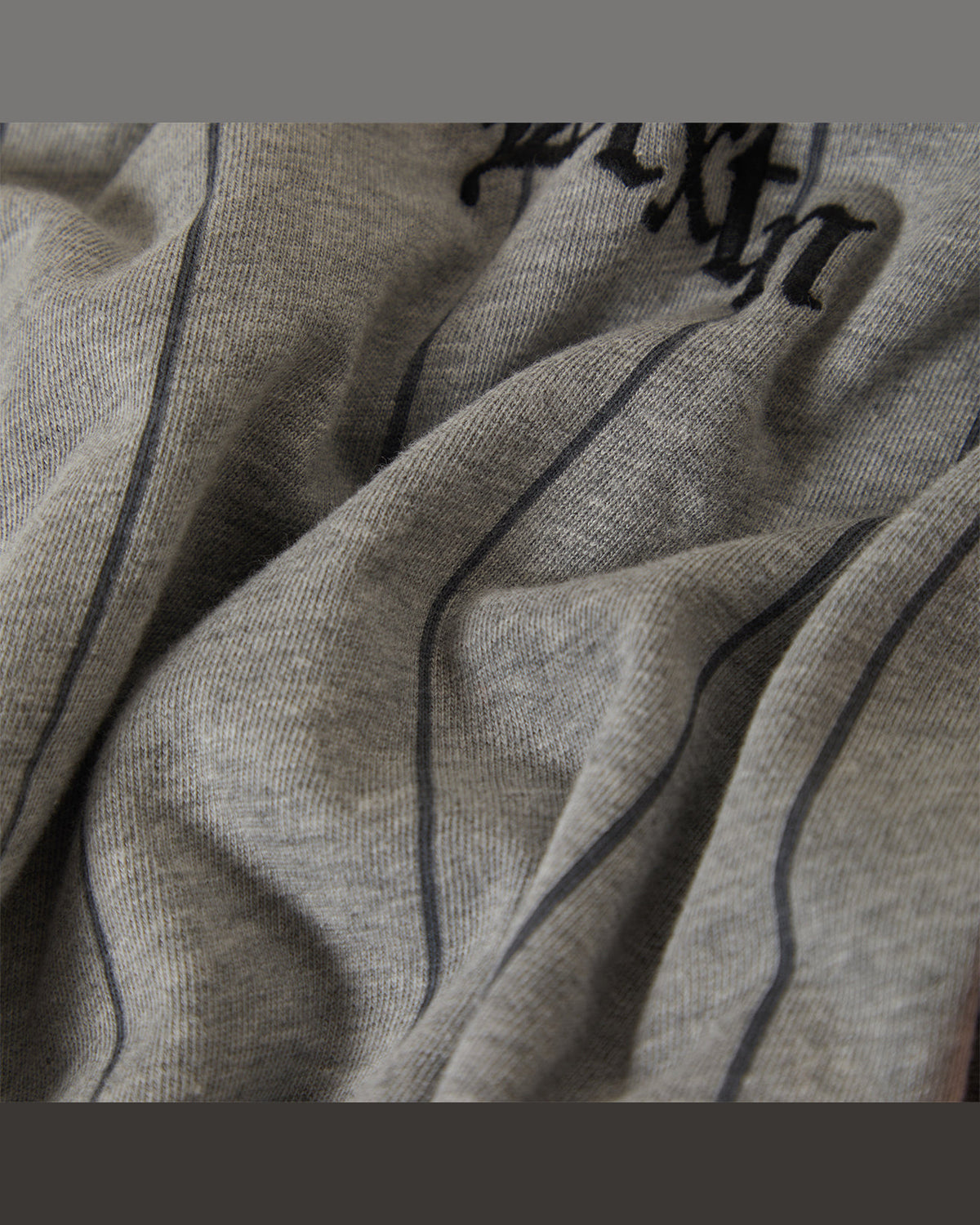BOXY BASEBALL 1/2 SLEEVE TEE - HEATHER GREY/ADRENALINE RUSH