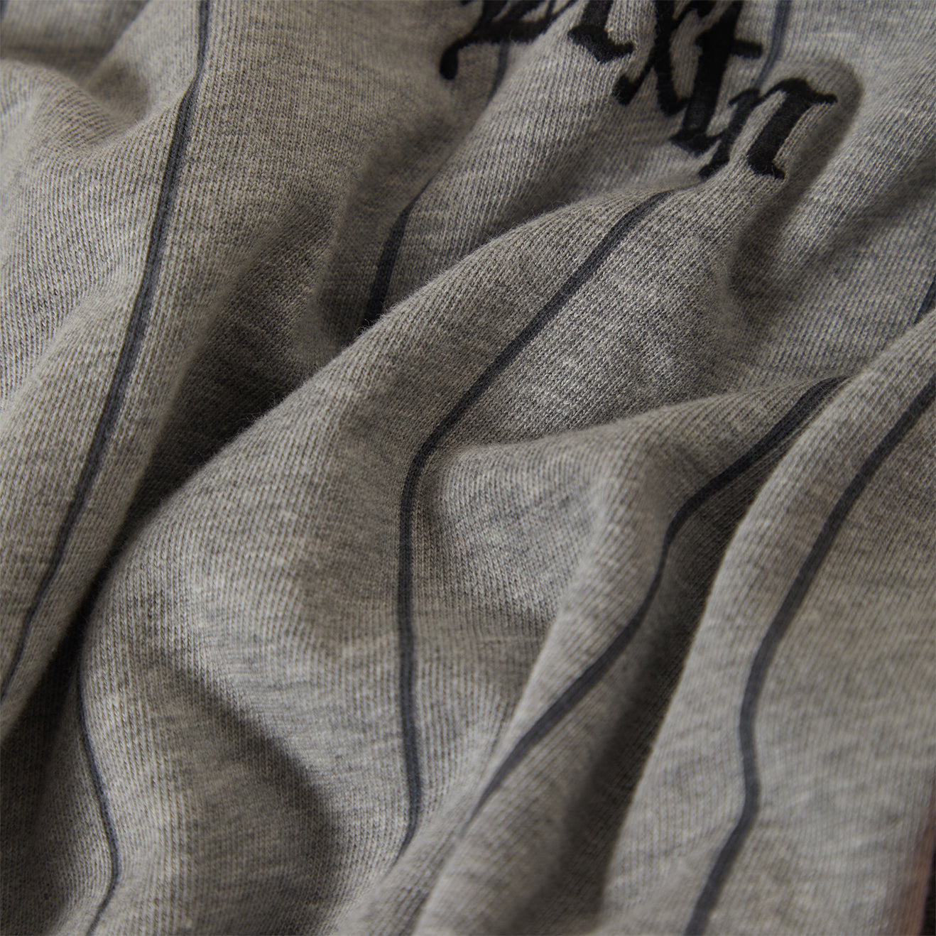 BOXY BASEBALL 1/2 SLEEVE TEE - HEATHER GREY/ADRENALINE RUSH