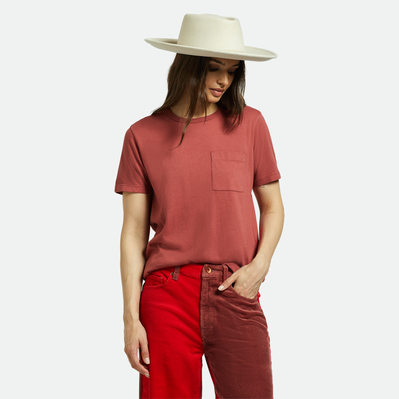 BRENTON CONVERTABRIM FEDORA - DOVE