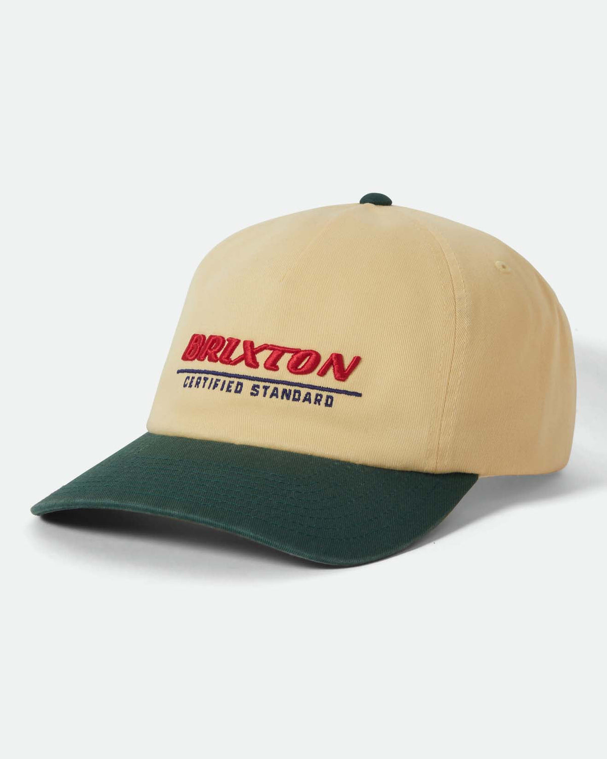 BRIXTON CERTIFIED LP ADJ HAT - WASHED CELESTIAL YELLOW/MEDITERRANEAN TEAL