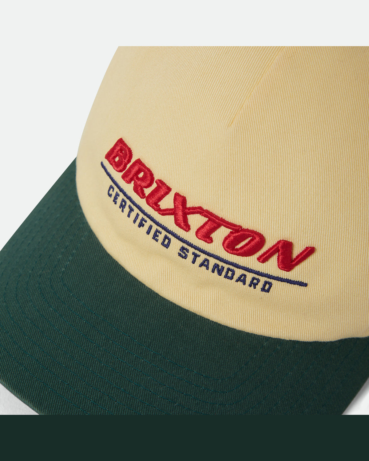 BRIXTON CERTIFIED LP ADJ HAT - WASHED CELESTIAL YELLOW/MEDITERRANEAN TEAL