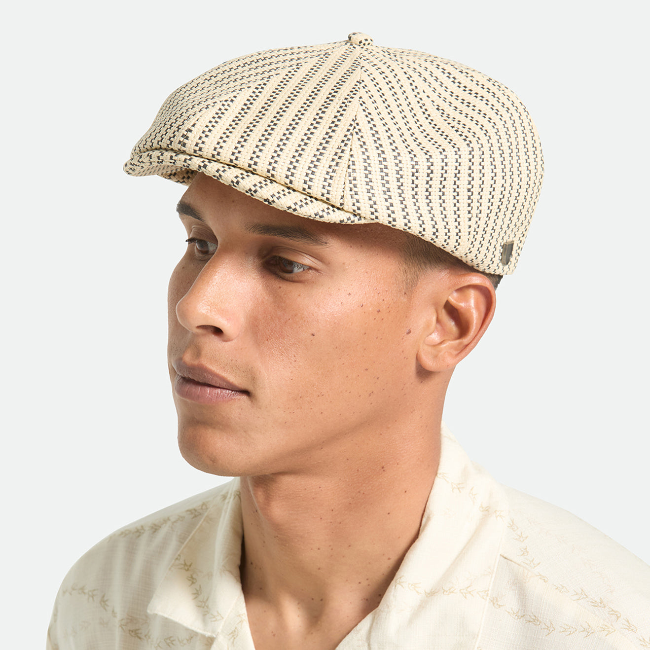 BROOD LW SNAP CAP - NATURAL/BLACK STRAW