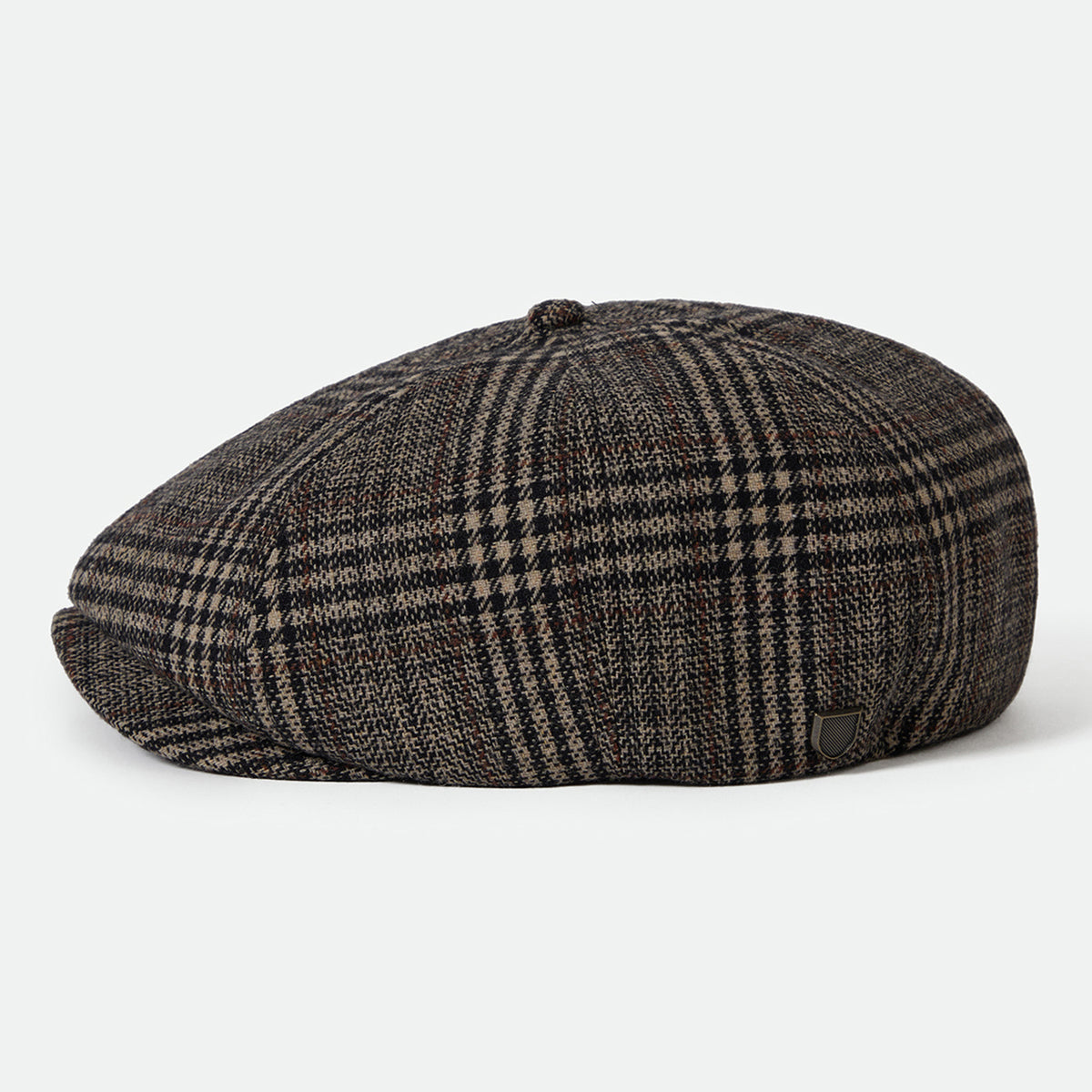 BROOD SNAP CAP - KHAKI/BROWN PLAID
