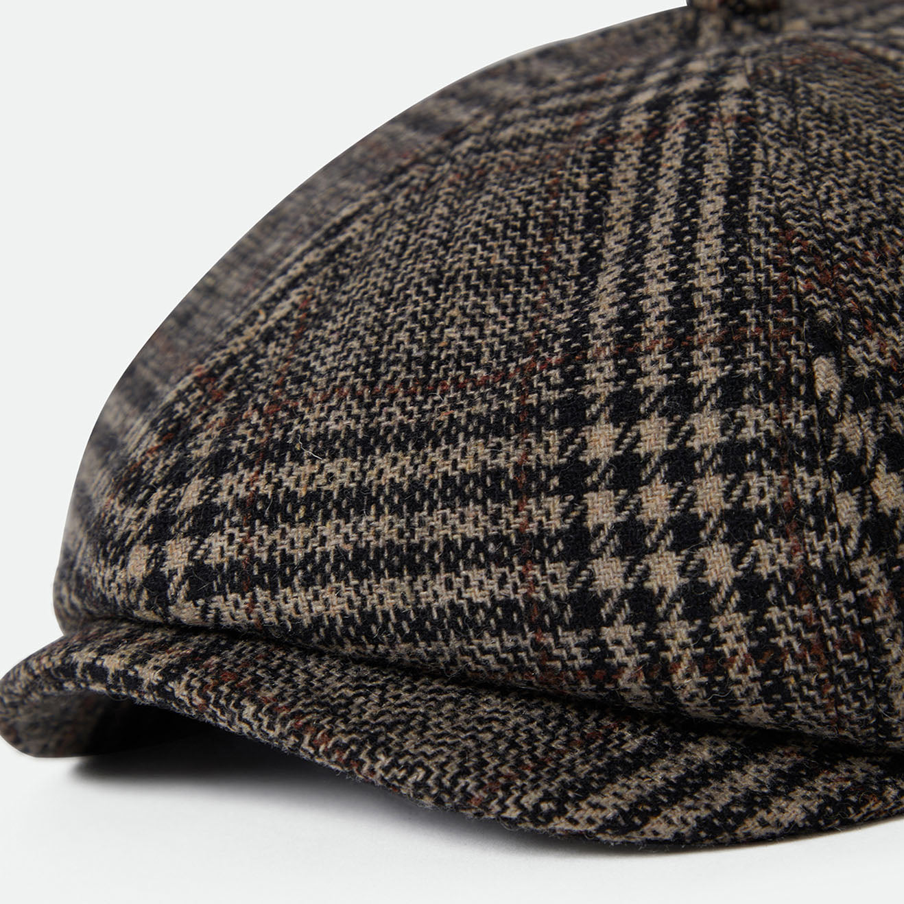 BROOD SNAP CAP - KHAKI/BROWN PLAID