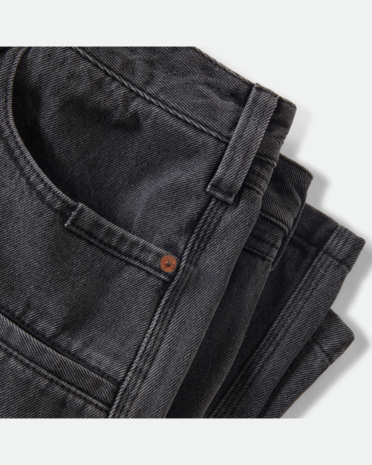 BUILDERS CARPENTER BAGGY SHORT - WASHED BLACK DENIM