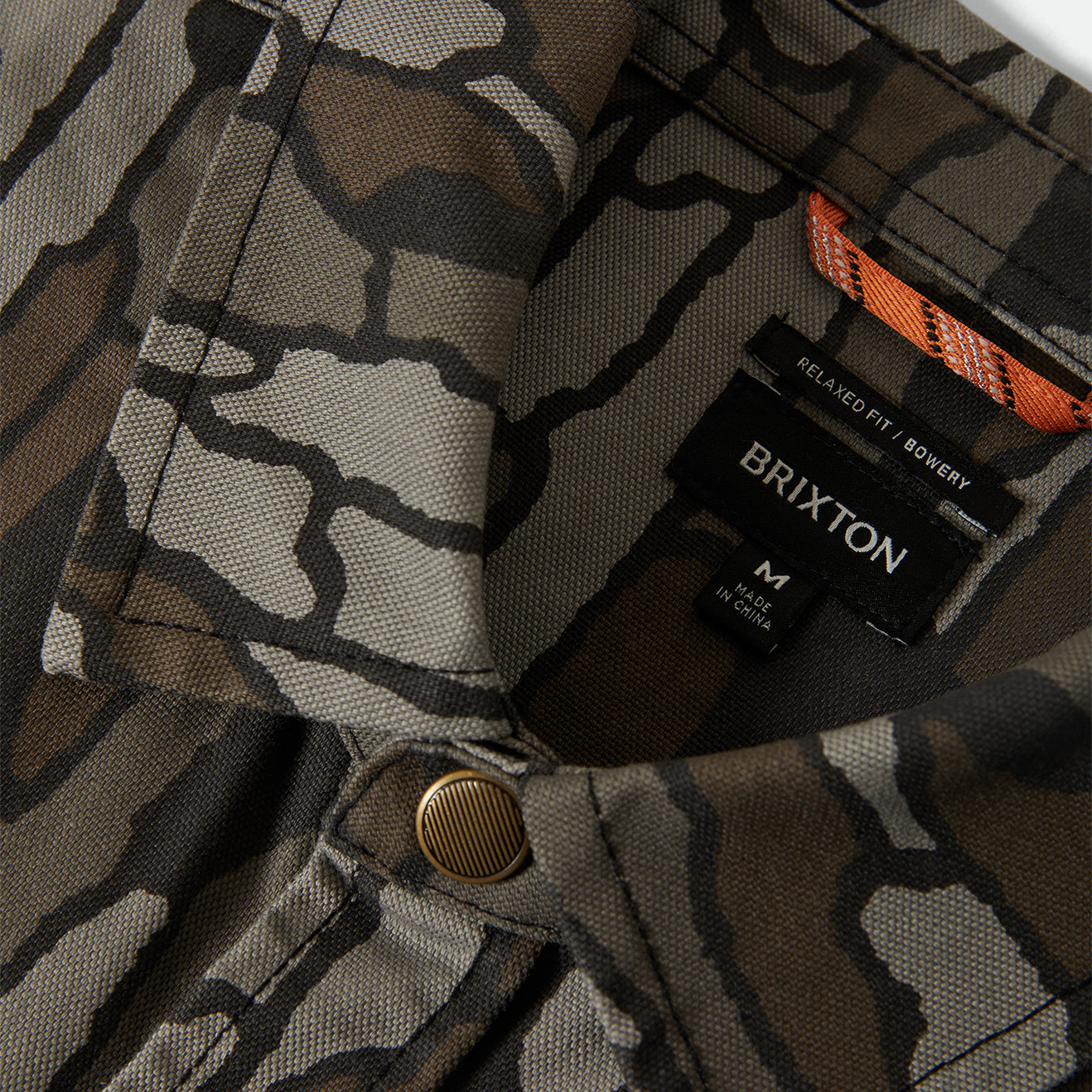 BUILDERS STRETCH OVERSHIRT - BARK CAMO