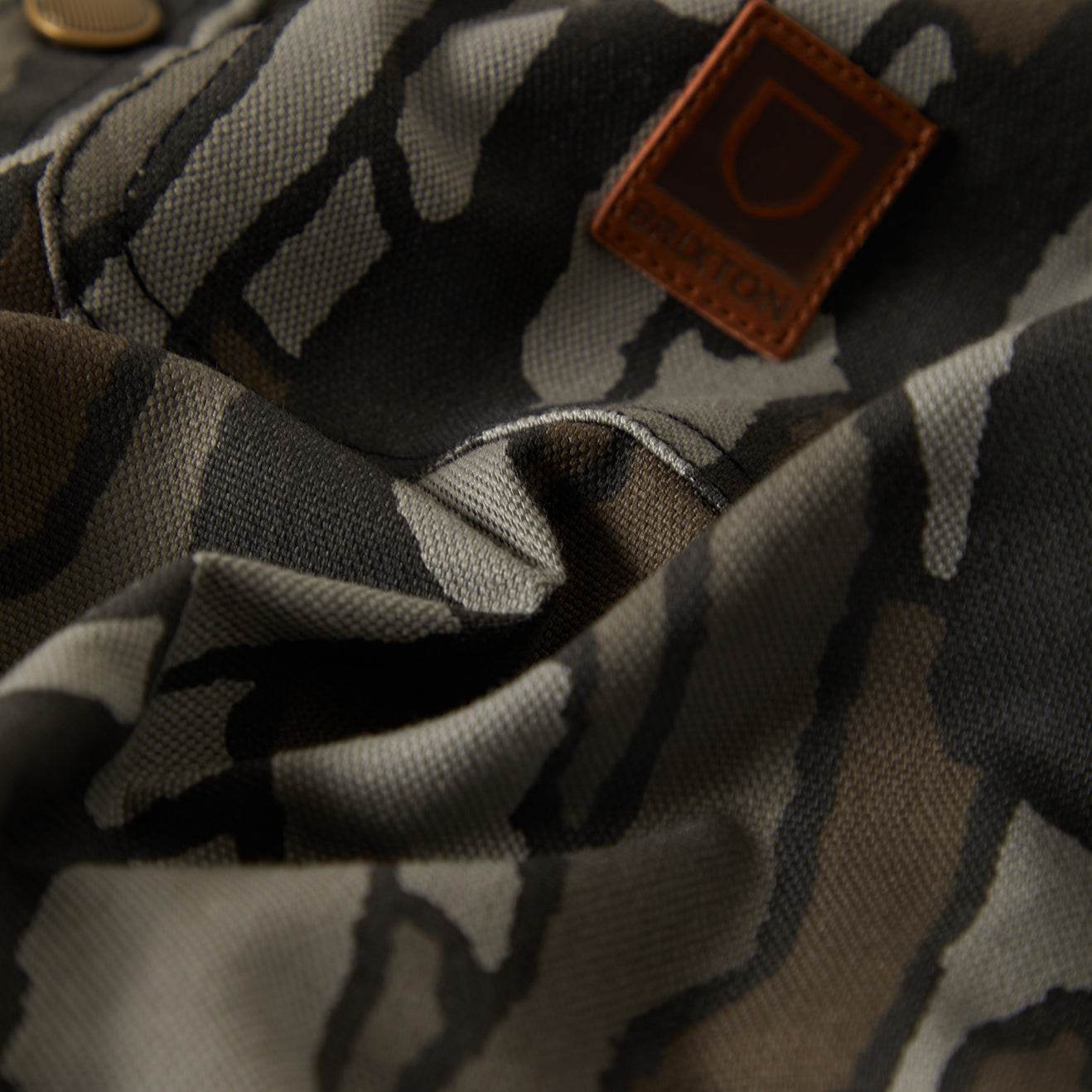 BUILDERS STRETCH OVERSHIRT - BARK CAMO