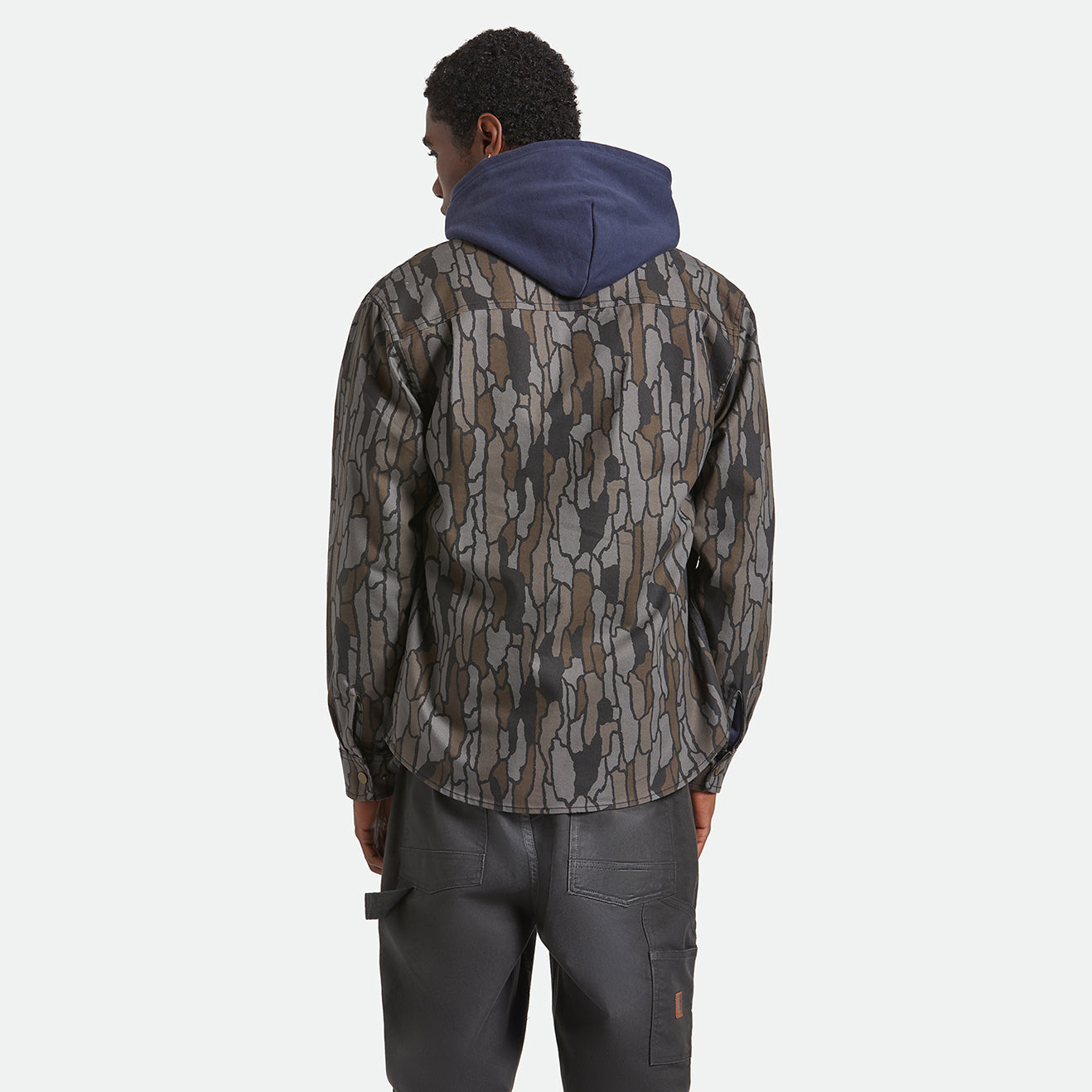 BUILDERS STRETCH OVERSHIRT - BARK CAMO