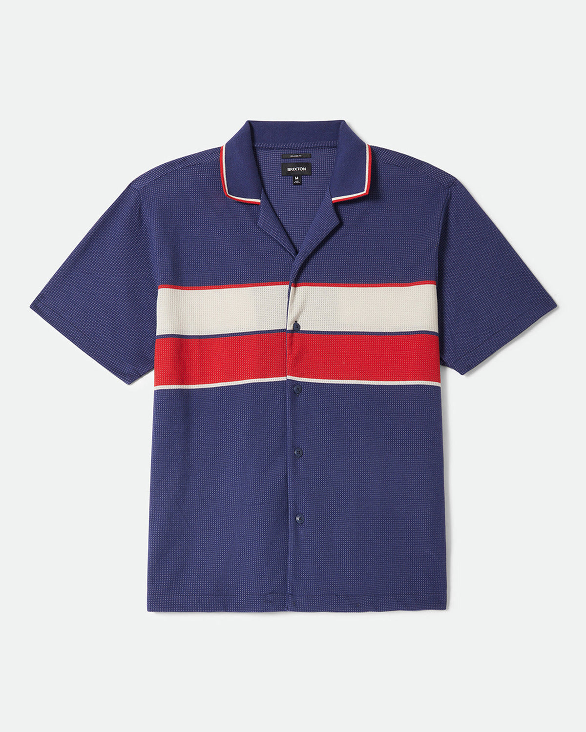 BUNKER MESH S/S WVN - WASHED NAVY