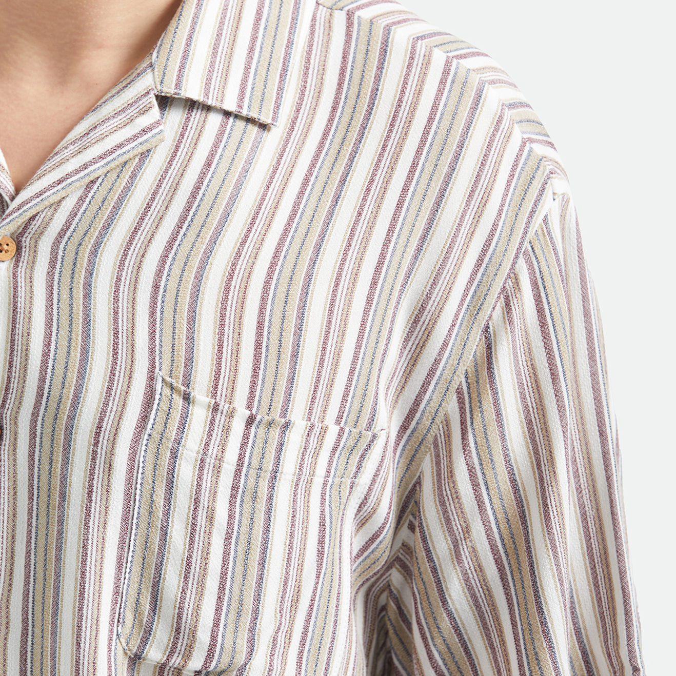 BUNKER TWISTED STRIPE S/S WVN - ROBUST RED