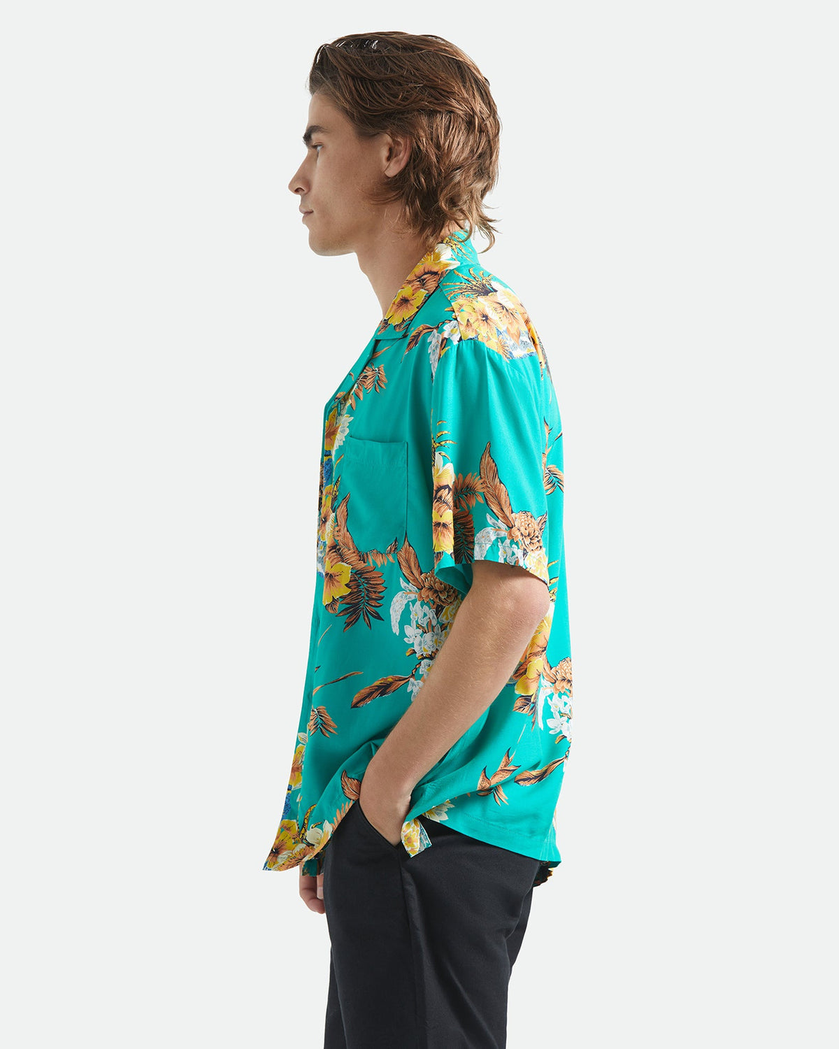 BUNKER VACATION S/S WVN - RETRO GREEN