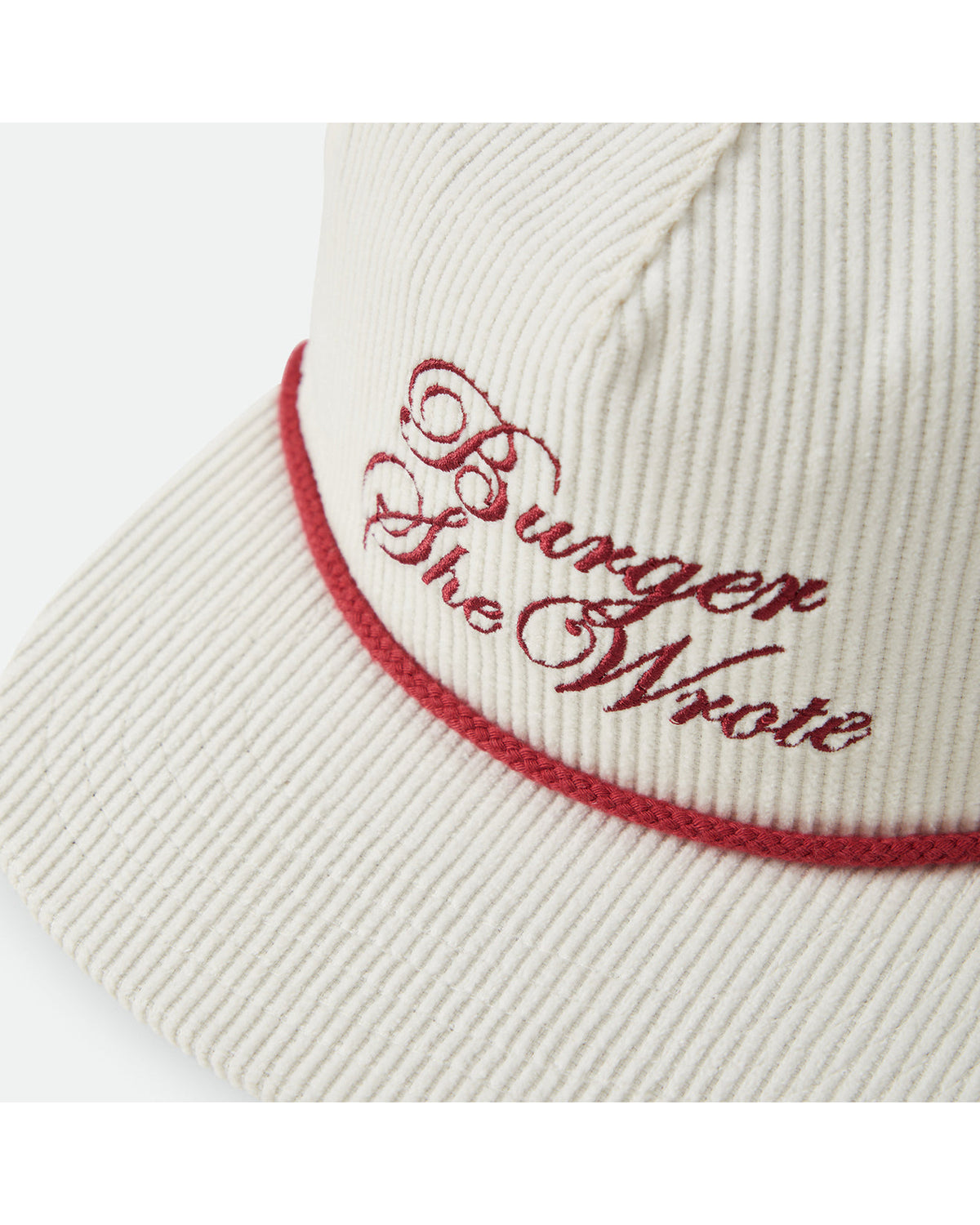 BURGER SHE WROTE SNAPBACK - NATURAL