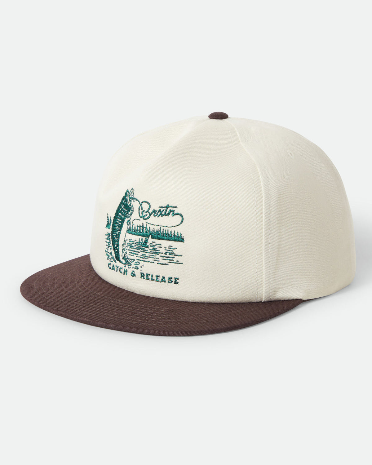 CATCH AND RELEASE HP SNAPBACK - OFF WHITE/BROWN