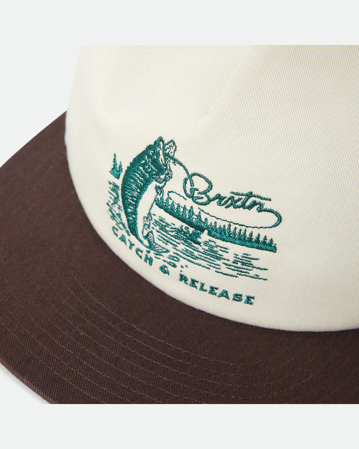 CATCH AND RELEASE HP SNAPBACK - OFF WHITE/BROWN