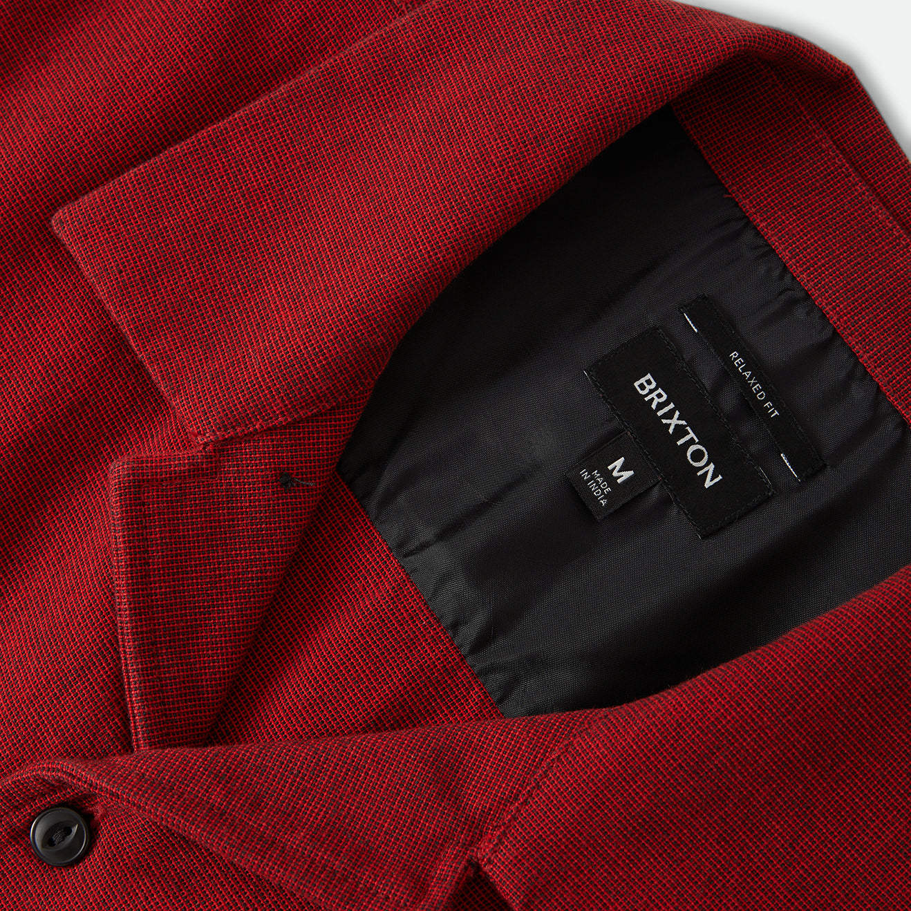 CENTURY OVERSHIRT - RED/BLACK MICRO