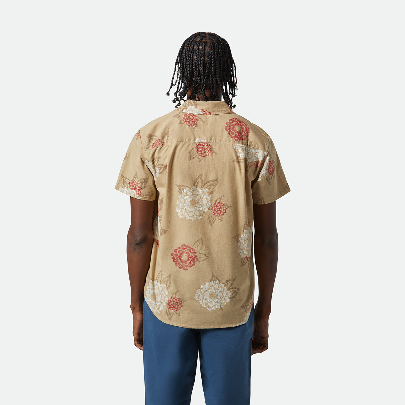 CHARTER PRINT S/S WVN - CREAM/PAINTERLY FLORAL