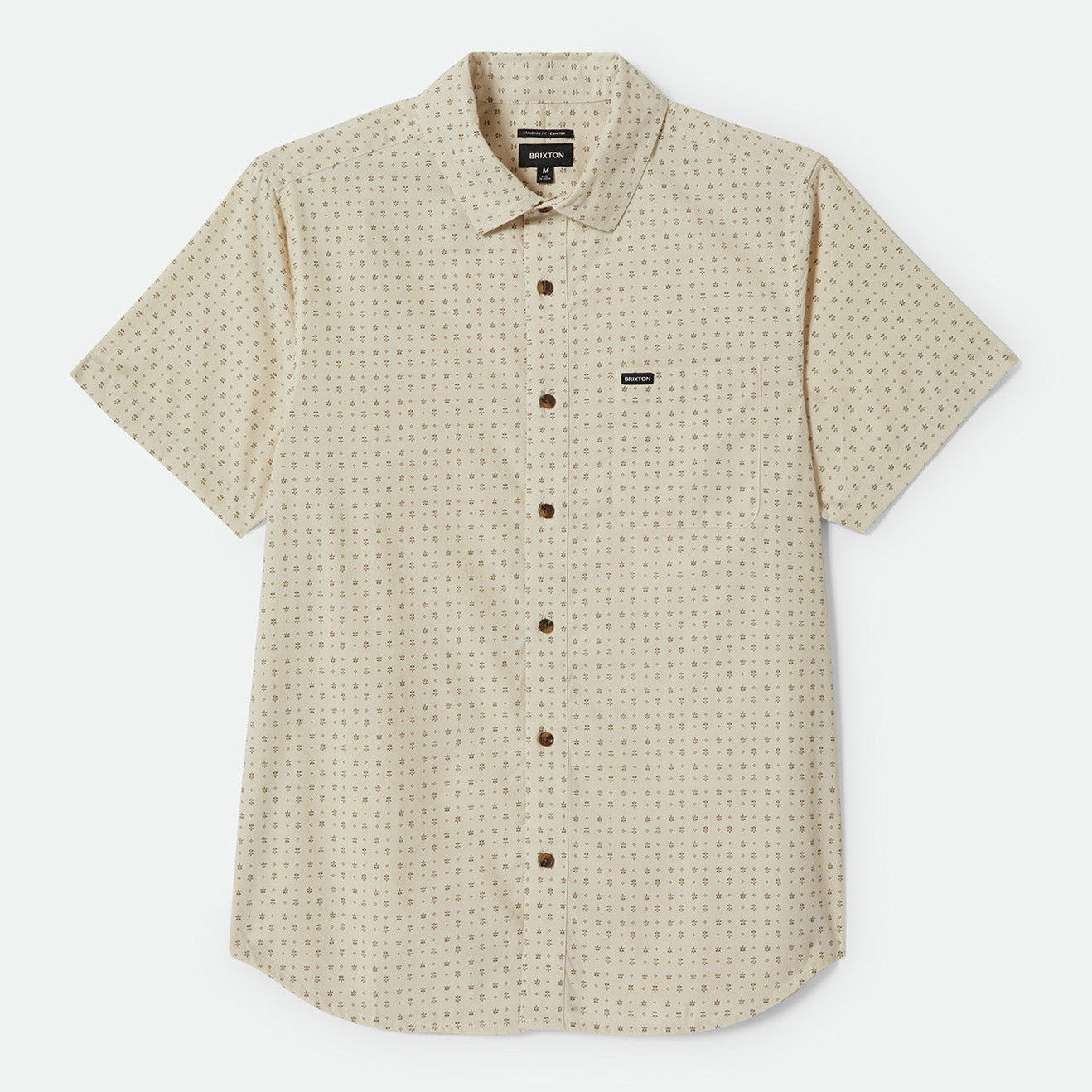 CHARTER PRINT S/S WVN - OFF WHITE/MICRO FLORAL