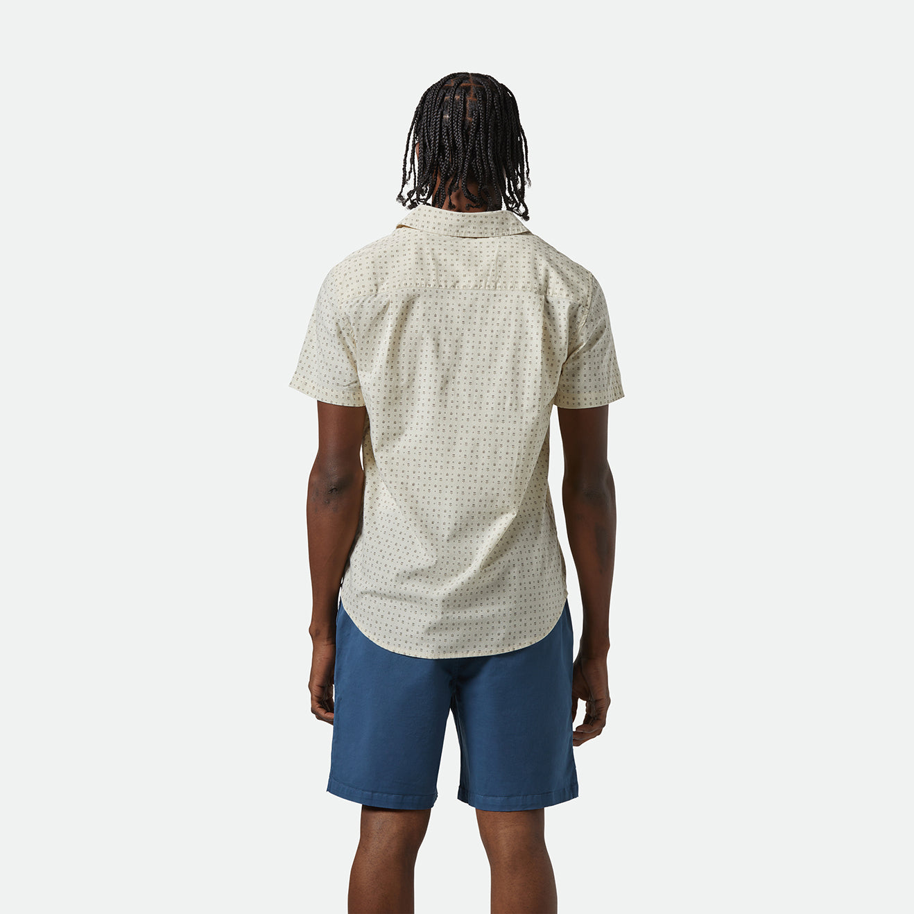 CHARTER PRINT S/S WVN - OFF WHITE/MICRO FLORAL