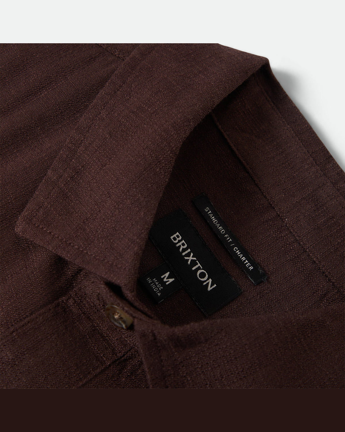 CHARTER SLUB S/S WVN - CHOCOLATE