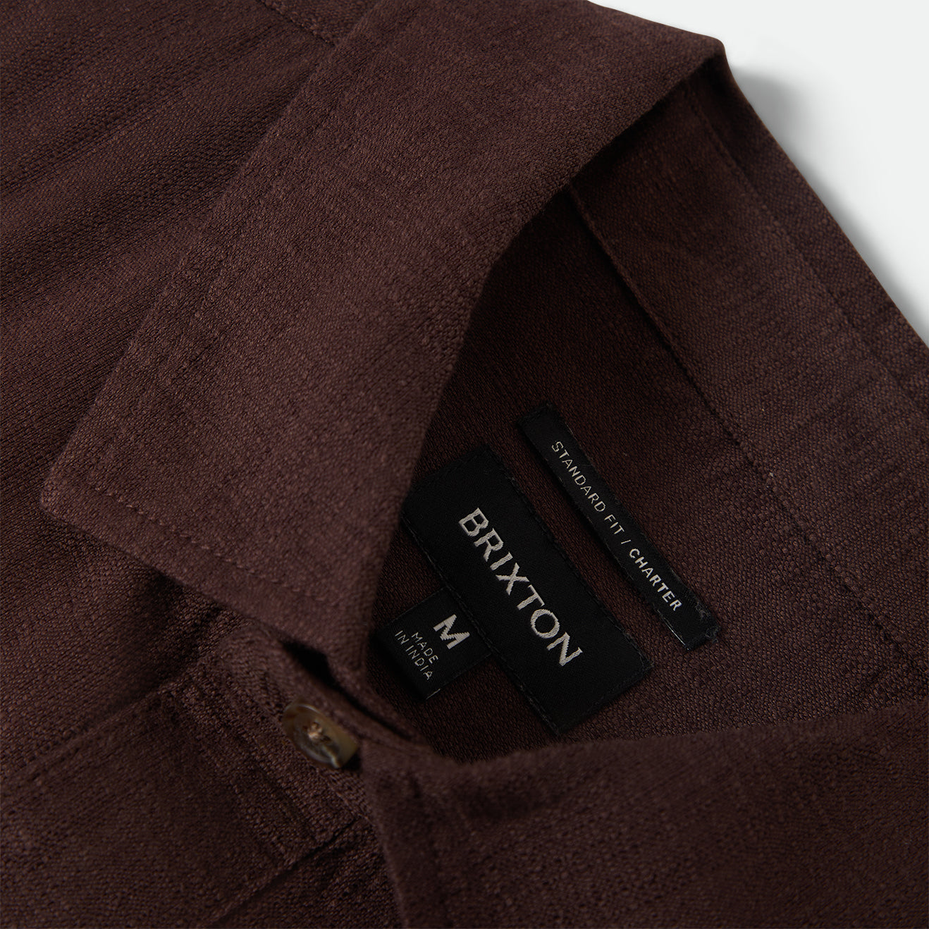 CHARTER SLUB S/S WVN - CHOCOLATE