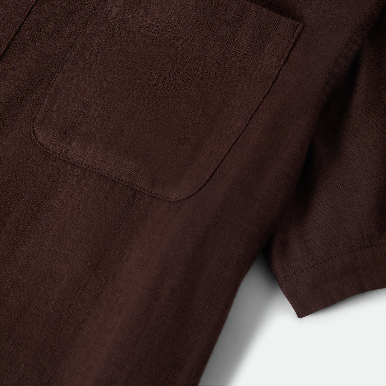 CHARTER SLUB S/S WVN - CHOCOLATE