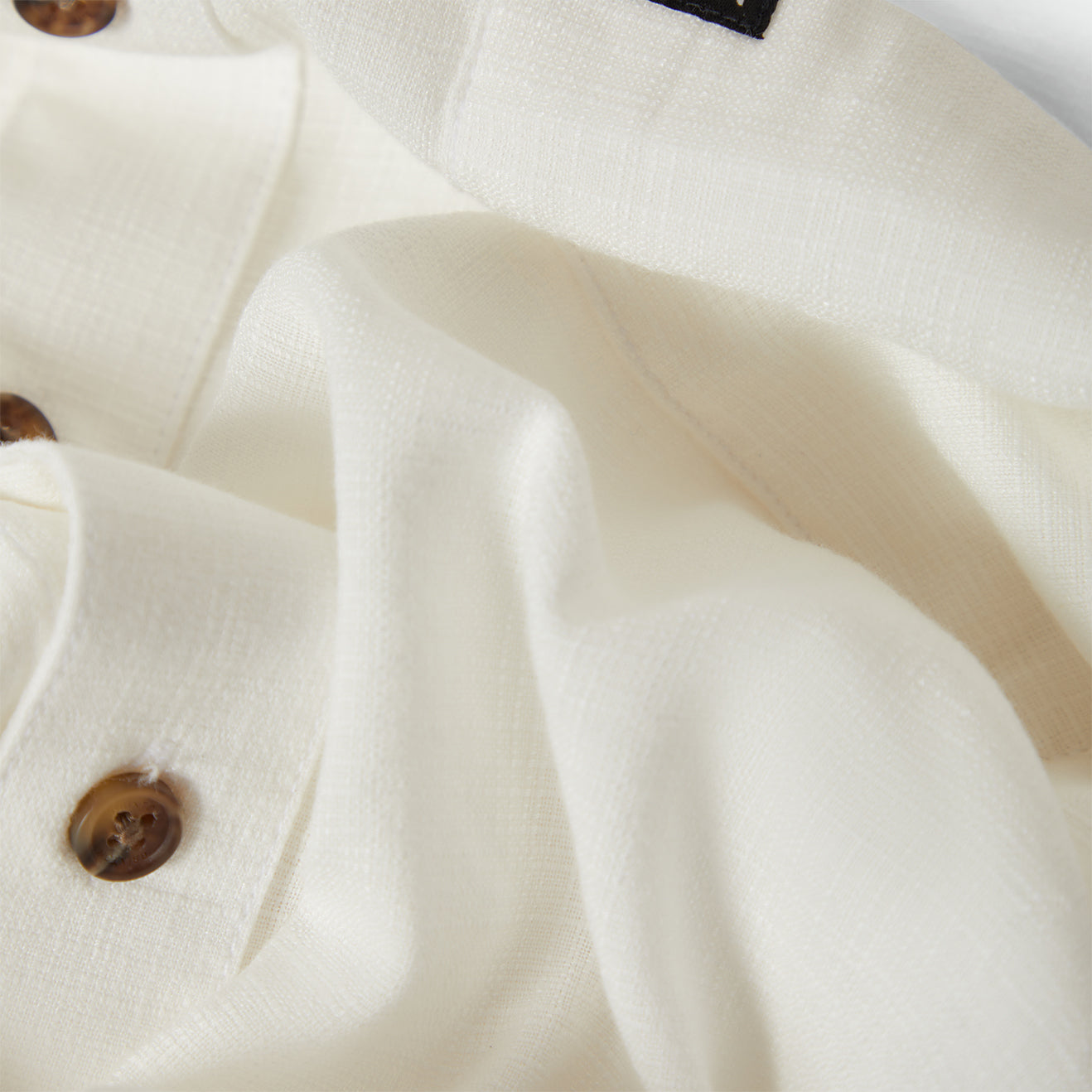 CHARTER SLUB S/S WVN - OFF WHITE