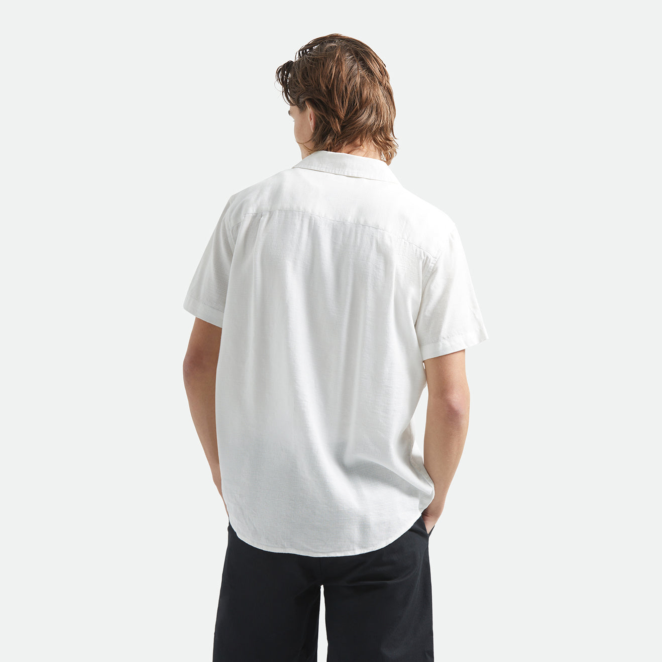 CHARTER SLUB S/S WVN - OFF WHITE