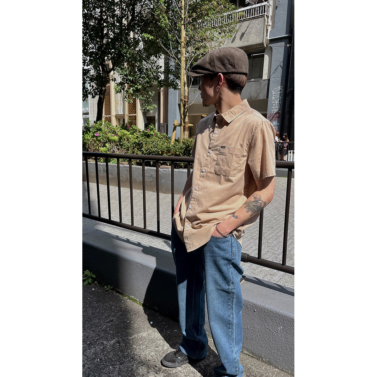 CHARTER SOL WASH S/S WVN